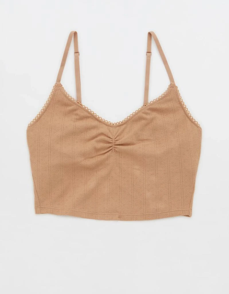 商品Aerie|Aerie Pointelle Bra Top,价格¥106,第3张图片详细描述