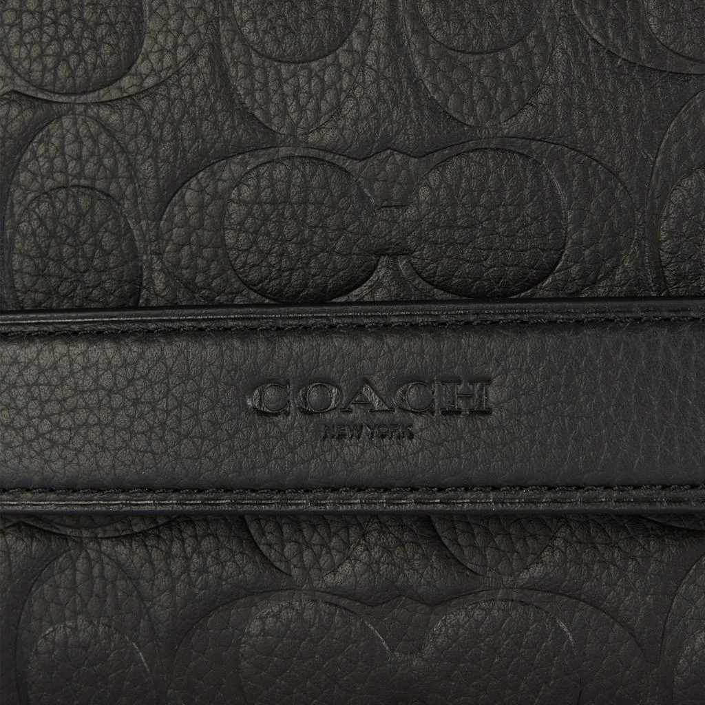 商品Coach|Coach Men's Charter Signature Leather Crossbody Bag - Black,价格¥3093,第3张图片详细描述