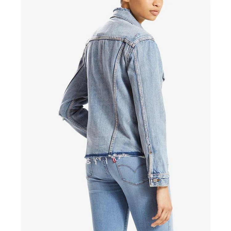 商品Levi's|® Ex-Boyfriend Embroidered Trucker Jacket,价格¥437,第2张图片详细描述