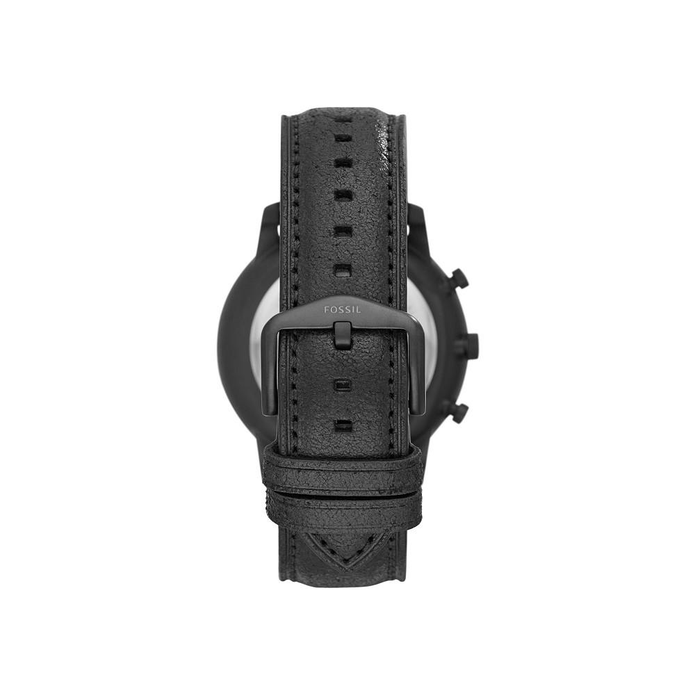Men's Neutra Chronograph Black Leather Strap Watch 44mm商品第2张图片规格展示