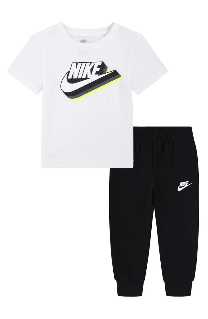 商品NIKE|Kids' Gradient Futura T-Shirt & Joggers Set,价格¥152,第1张图片