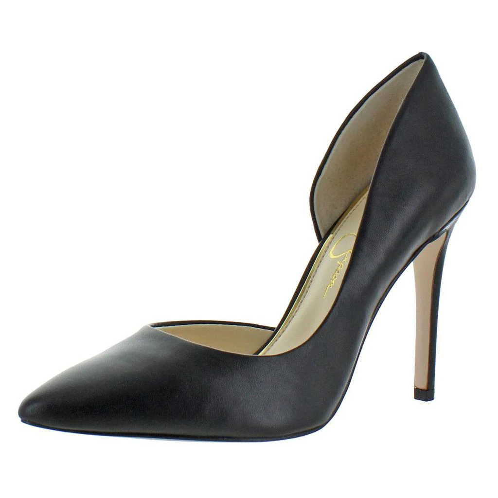 商品Jessica Simpson|Jessica Simpson Women's Paryn Pointed Toe Slip On D'Orsay Dress Heels Pumps,价格¥192,第1张图片