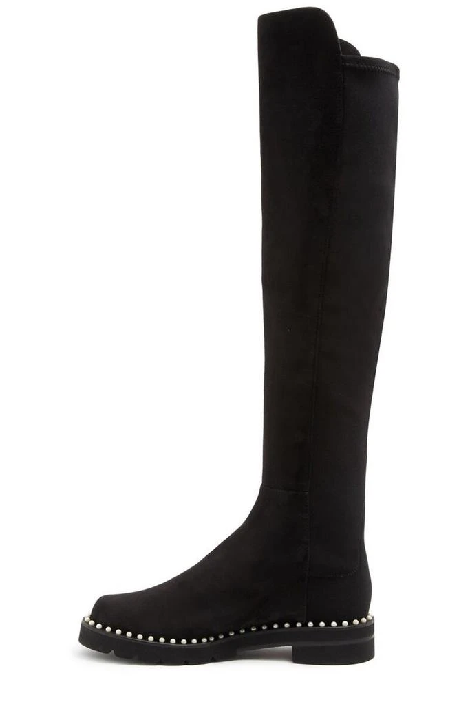 商品Stuart Weitzman|Stuart Weitzman 5050 Lift Pearl Over-The-Knee Boots,价格¥4585,第3张图片详细描述