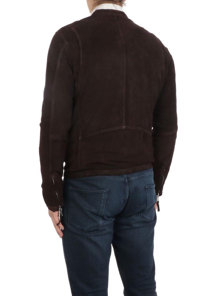 商品THE JACK LEATHERS|The Jack Leathers Men's  Brown Leather Outerwear Jacket,价格¥3523,第5张图片详细描述