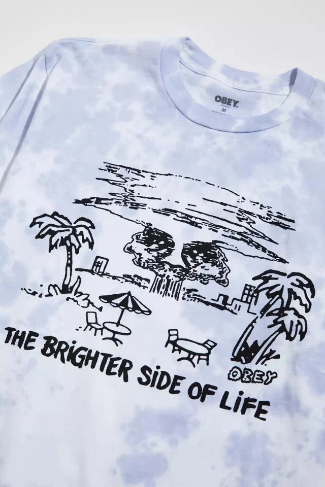 商品Obey|OBEY The Brighter Side Of Life Tie-Dye Tee,价格¥152,第2张图片详细描述