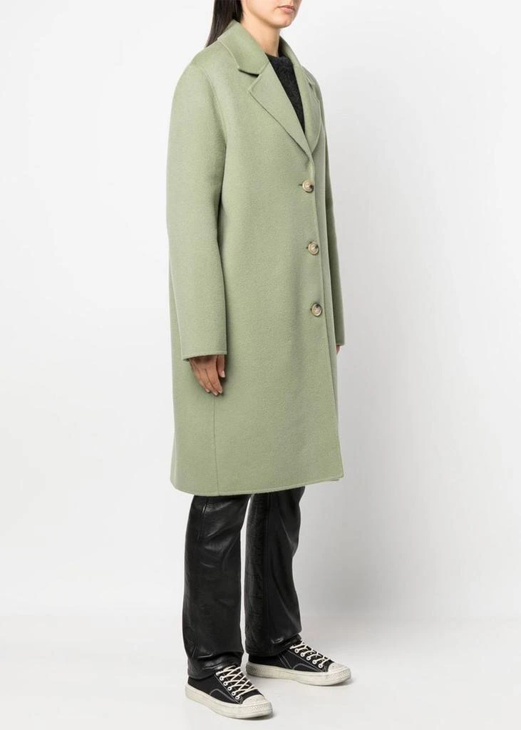 商品Acne Studios|Acne Studios Dusty Green Wool Coat,价格¥5469,第2张图片详细描述