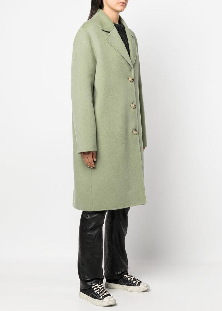 商品Acne Studios|Acne Studios Dusty Green Wool Coat,价格¥7055,第4张图片详细描述
