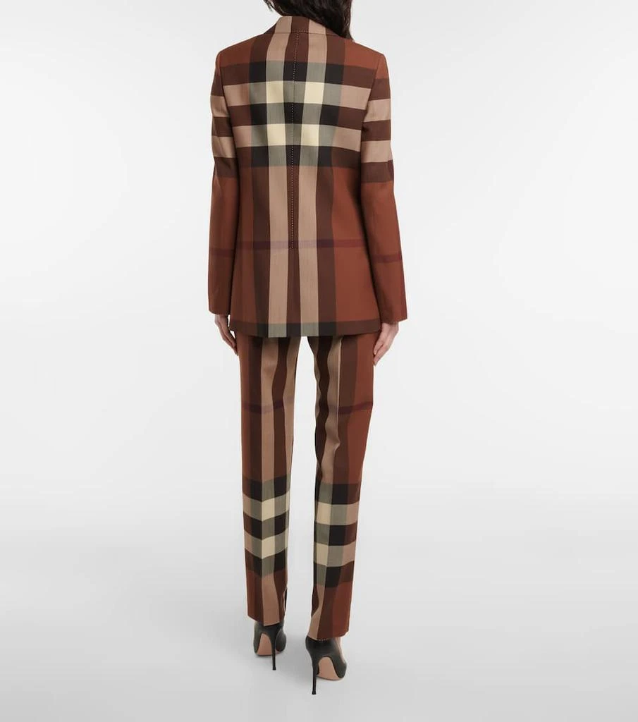 商品Burberry|Checked wool blazer,价格¥14160,第3张图片详细描述
