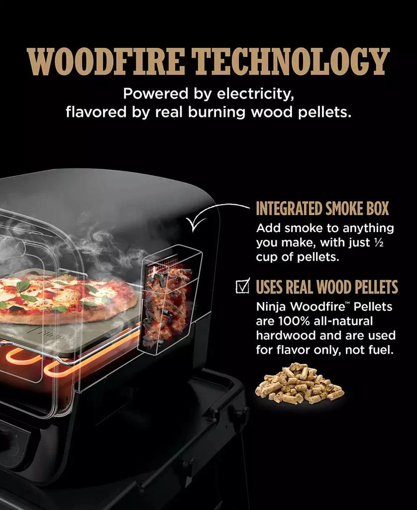 Woodfire Pizza Oven, 8-in-1 Outdoor Oven, 5 Pizza Settings, Up to 700 Fahrenheit High Heat, BBQ (Barbecue) Smoker - OO101 商品