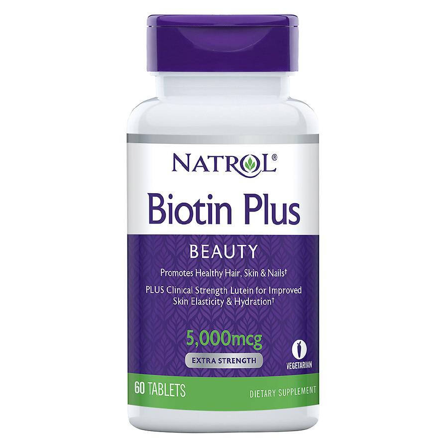 Biotin Plus Extra Strength 5000 mcg Tablets商品第1张图片规格展示