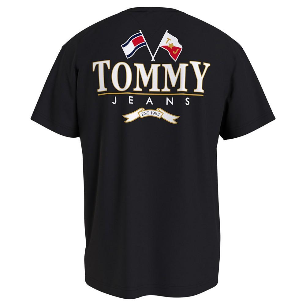 商品Tommy Hilfiger|Men's Relaxed Modern Back Logo T-Shirt,价格¥287,第4张图片详细描述