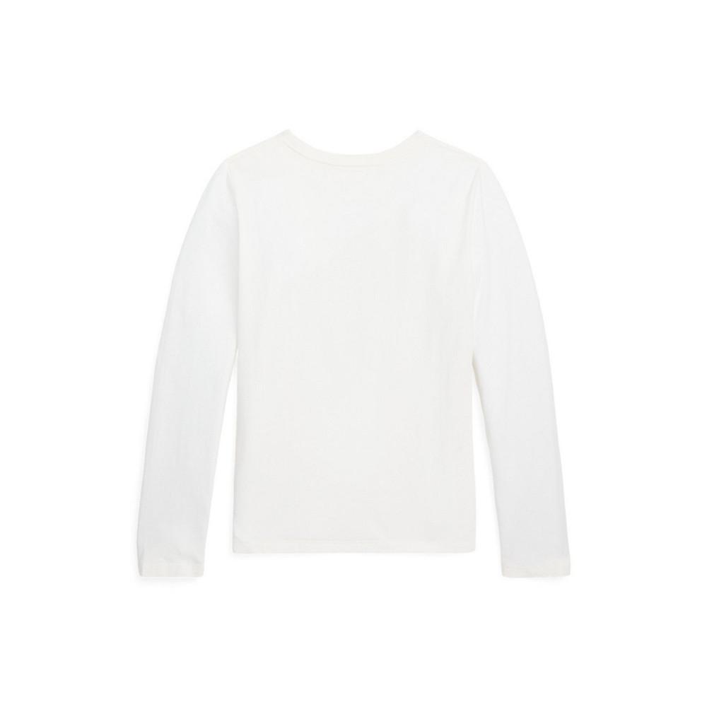 商品Ralph Lauren|Big Girls Polo Bear Cotton T-shirt,价格¥274,第4张图片详细描述