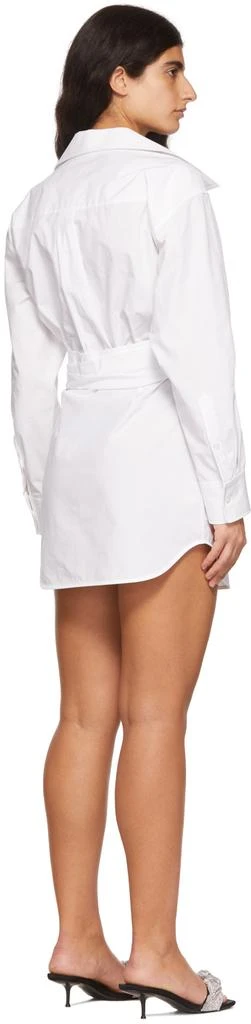 商品Alexander Wang|White Cotton Mini Dress,价格¥836,第3张图片详细描述