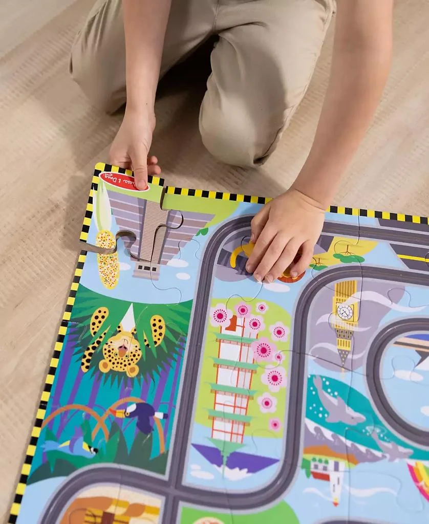 Race Track Floor Puzzle and Play Set 商品