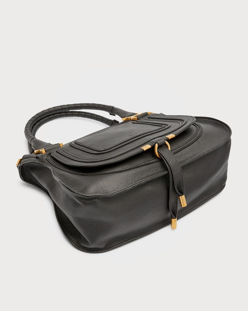 商品Chloé|Marcie Medium Zip Leather Satchel Bag,价格¥17091,第7张图片详细描述