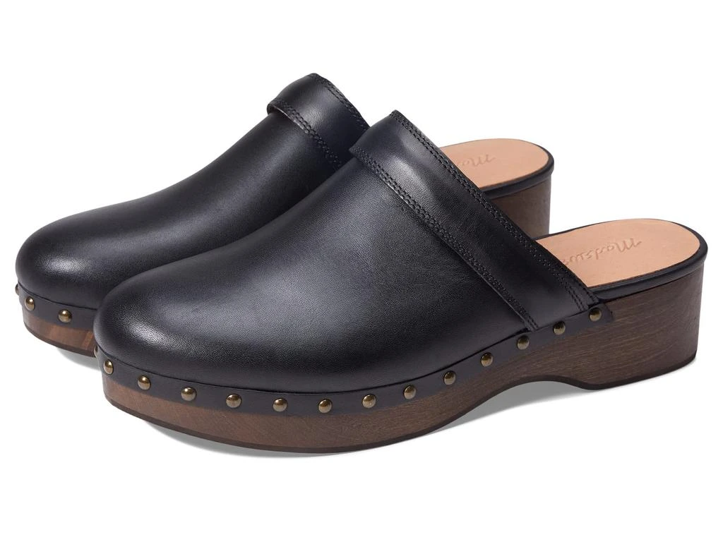 商品Madewell|The Cecily Clog in Oiled Leather,价格¥1075,第1张图片