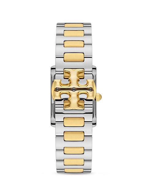 商品Tory Burch|Eleanor Two-Tone Stainless Steel Watch,价格¥2389,第5张图片详细描述