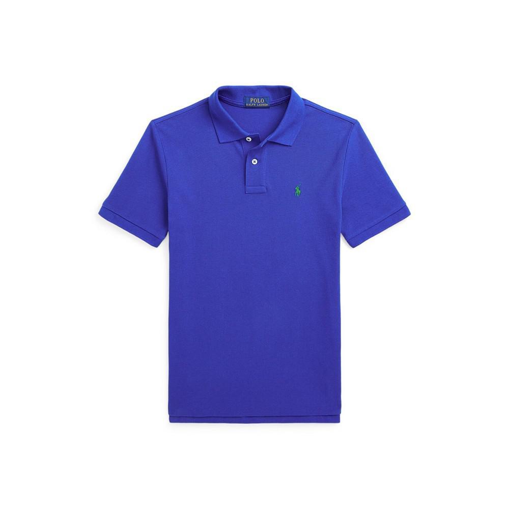 商品Ralph Lauren|Big Boys Classic Fit Cotton Mesh Short Sleeve Polo Shirt,价格¥346,第7张图片详细描述