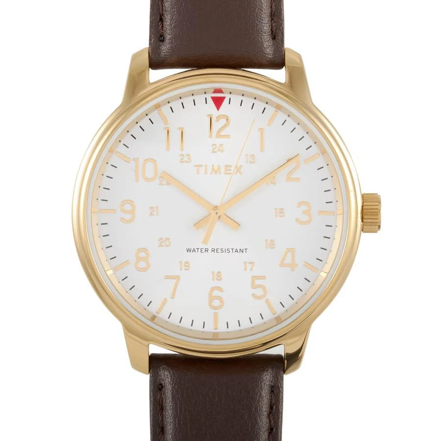 商品Timex|天美时 经典系列银色表盘棕色渐变男士石英手表 TW2R85600,价格¥195,第1张图片