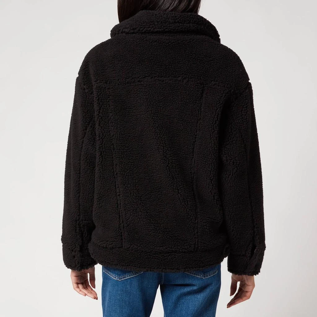 商品UGG|UGG Women's Frankie Sherpa Trucket Jacket - Black,价格¥1551,第2张图片详细描述