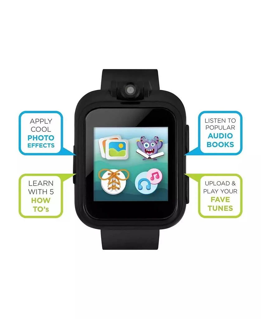 商品Playzoom|Kid's 2 Solid Black Tpu Strap Smart Watch,价格¥187,第5张图片详细描述