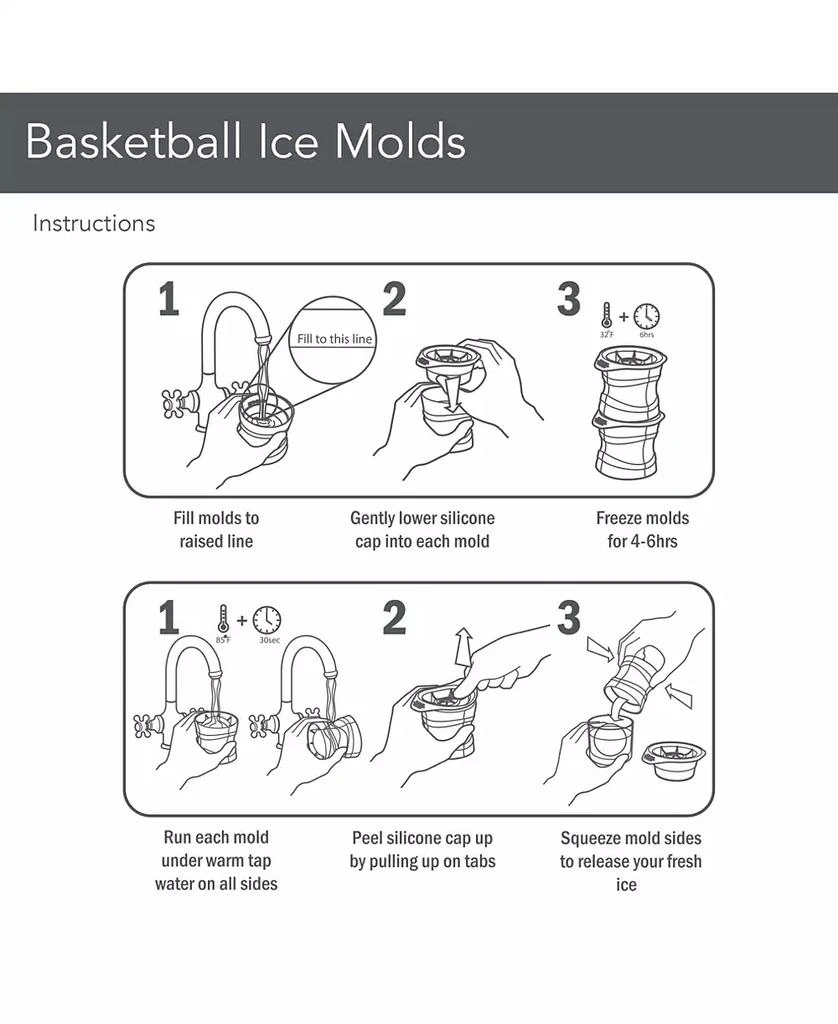 商品Tovolo|Basketball Ice Molds,价格¥60,第5张图片详细描述