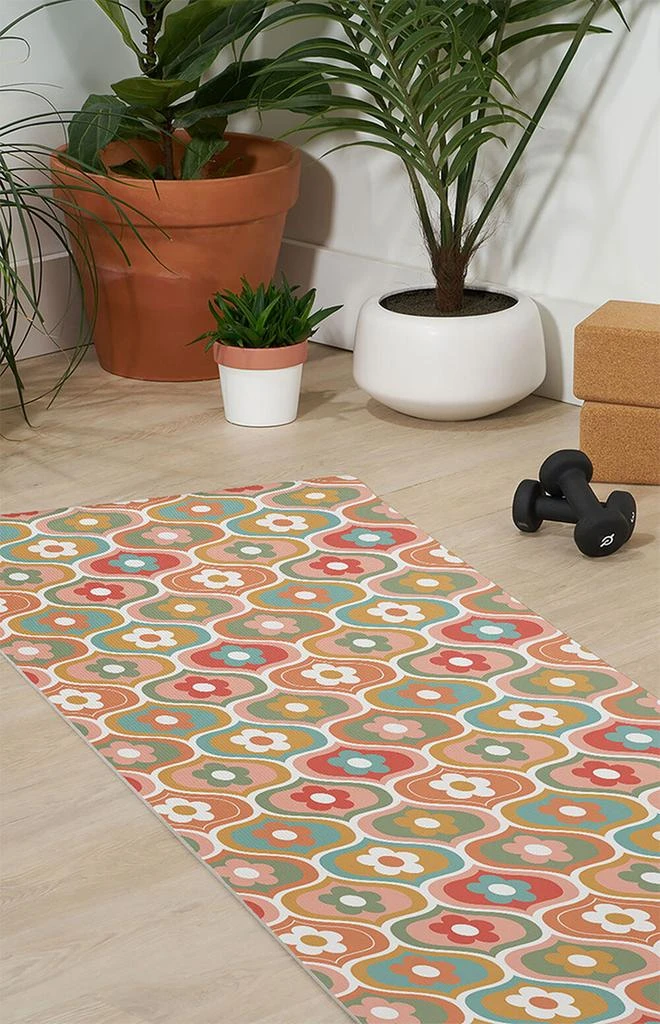 商品DENY Designs|Emanuela Carratoni Vintage Floral Geometry Yoga Mat,价格¥488,第2张图片详细描述