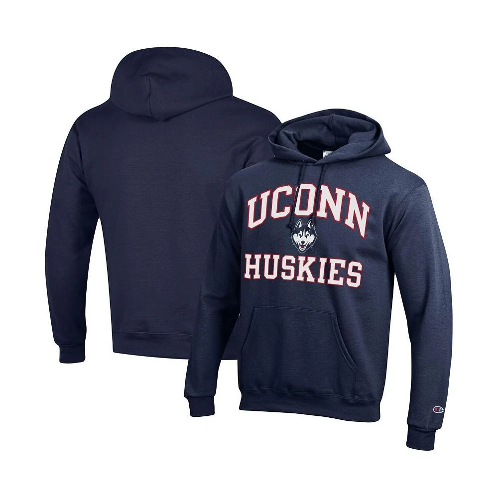 商品CHAMPION|Men's Navy UConn Huskies High Motor Pullover Hoodie,价格¥441,第1张图片