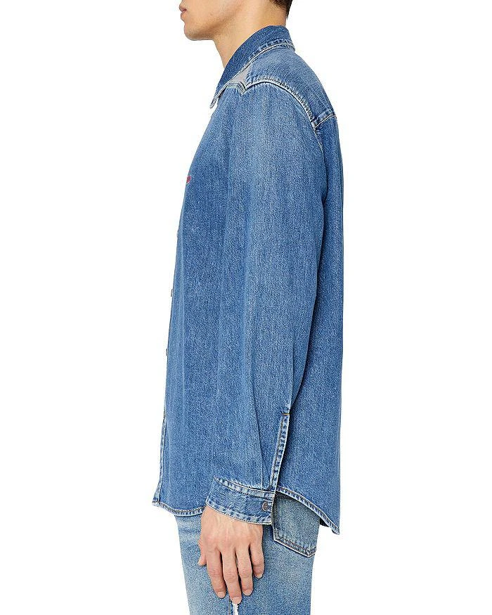 商品Diesel|Simply Denim Long Sleeve Button Front Shirt,价格¥1325,第4张图片详细描述