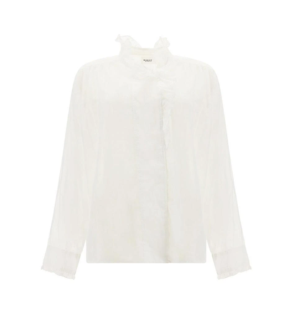 商品Isabel Marant Étoile|Isabel Marant Étoile Buttoned Long-Sleeved Shirt,价格¥1288-¥2045,第1张图片