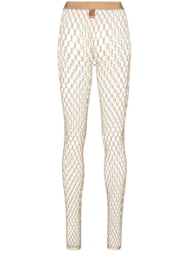 商品Amina Muaddi|AMINA MUADDI X WOLFORD - Amina Muaddi X Wolford Leggins,价格¥2009,第1张图片