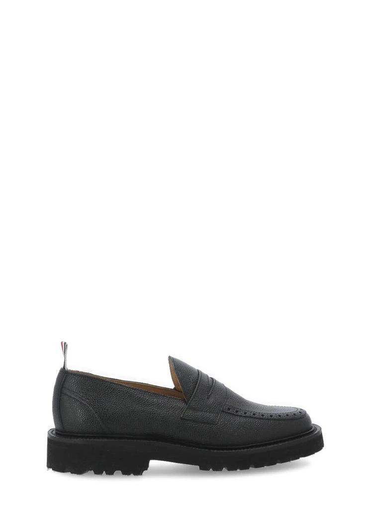 商品Thom Browne|Thom Browne Flat shoes Black,价格¥5347,第1张图片