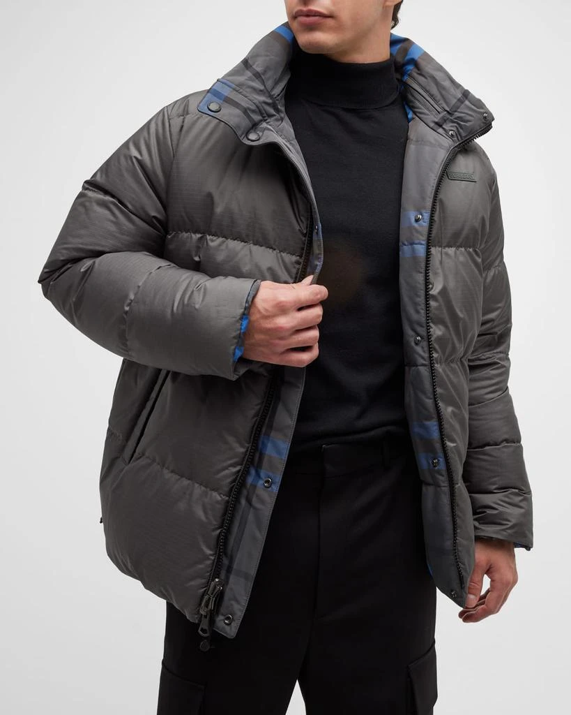 Men's Digby Check Puffer Jacket 商品