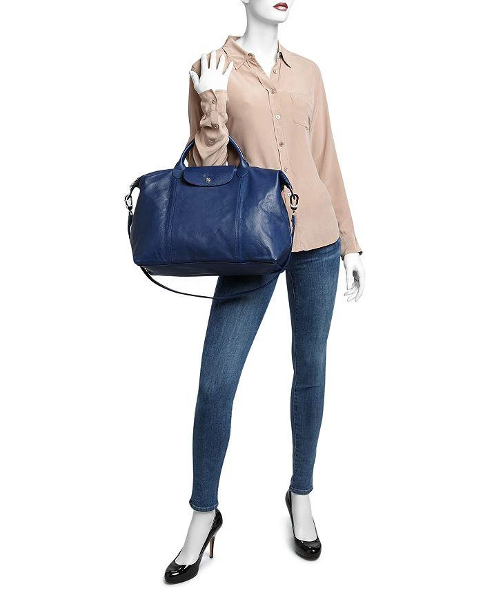 商品Longchamp|Le Pliage Cuir Large 手提包,价格¥3007,第2张图片详细描述