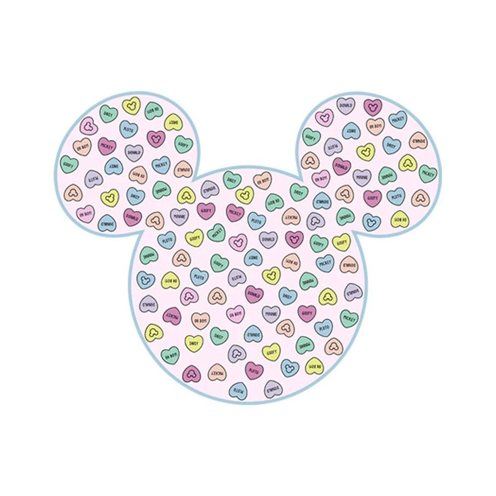 商品Disney|Girl's Mickey & Friends Candy Hearts Filled Logo  Child T-Shirt,价格¥202,第3张图片详细描述