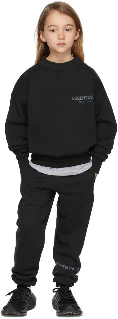 商品Essentials|Kids Black Pullover Sweatshirt,价格¥347,第1张图片