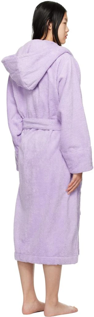 商品Tekla|Purple Oversized Hooded Bathrobe,价格¥861,第3张图片详细描述