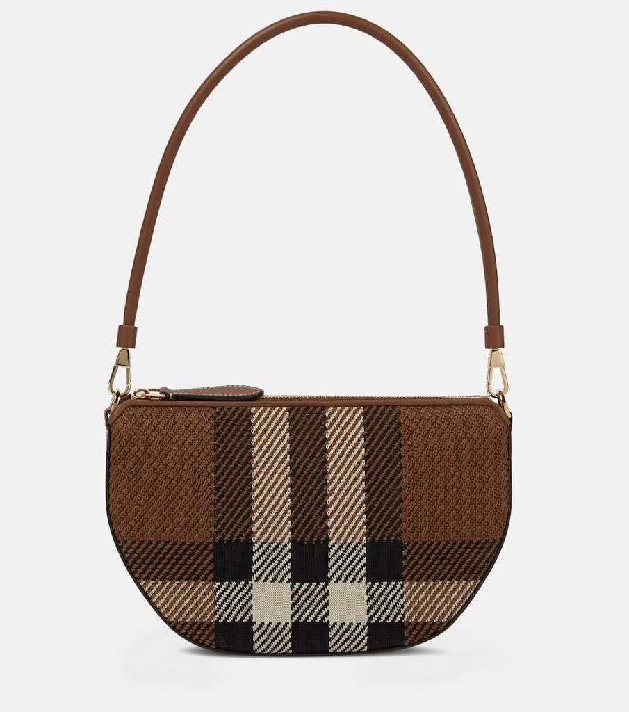 商品Burberry|Olympia checked shoulder bag,价格¥7361,第1张图片