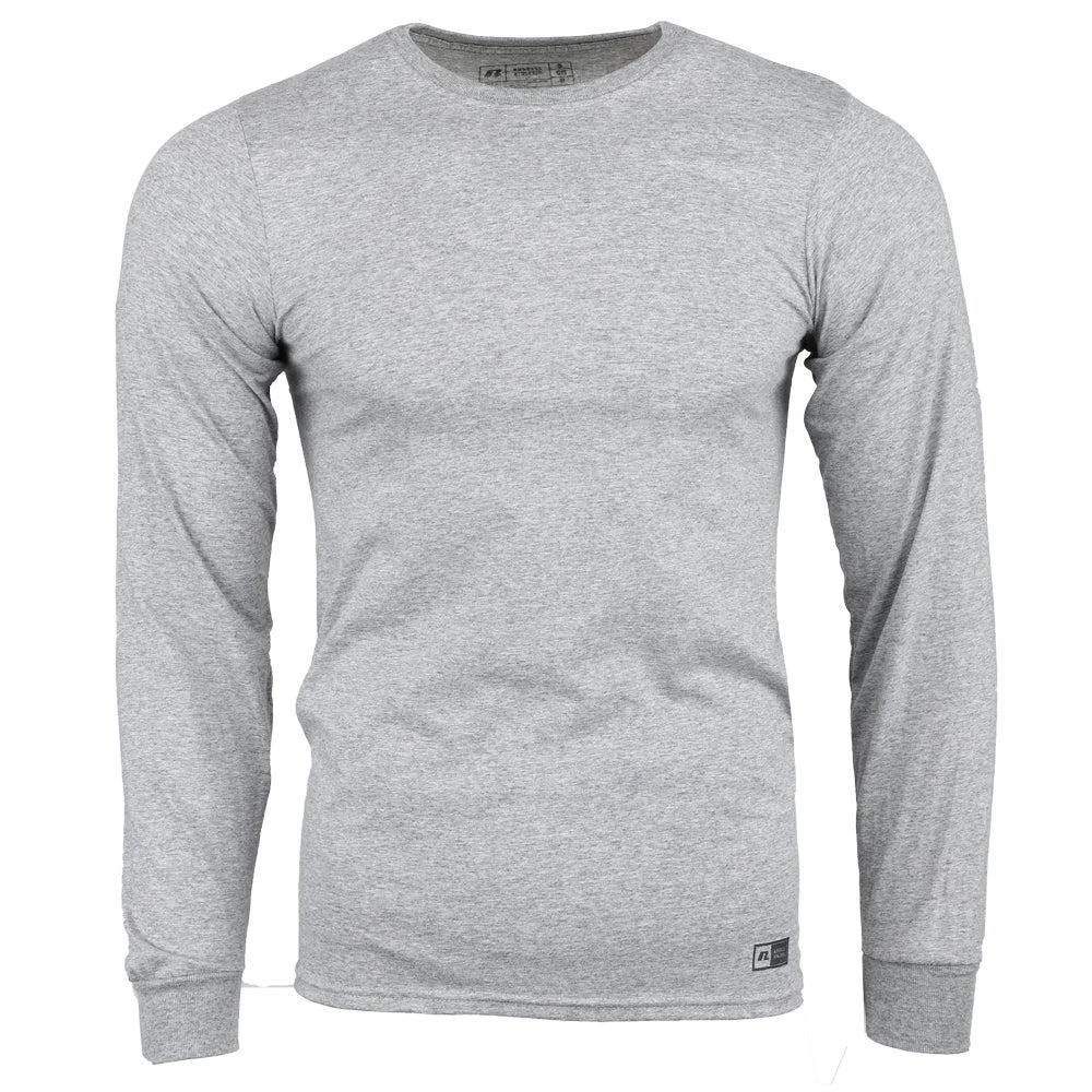 商品Russell|Cotton Performance Crew Neck Long Sleeve Athletic T-Shirt,价格¥61,第1张图片