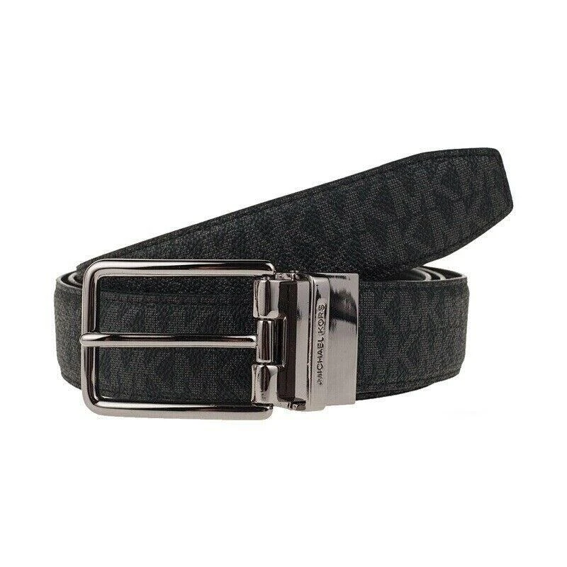 商品Michael Kors|Michael Kors Men's Reversible MK Signature Leather 2in1 Dress Belt,价格¥716,第1张图片