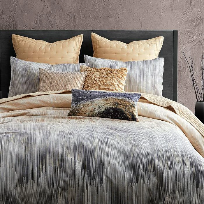 商品Donna Karan|Home Ember Charcoal Duvet Cover, Full/Queen,价格¥1393,第5张图片详细描述