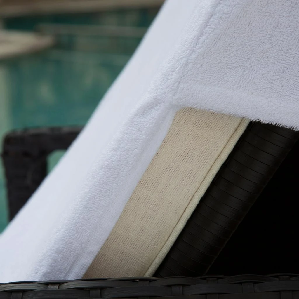 商品Superior|Monogrammed 100% Combed Cotton Lounge Chair Towel Cover Q - Z,价格¥334,第4张图片详细描述