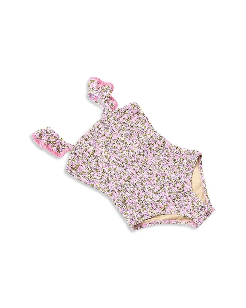 Girls' Blushing Blooms Smocked One Piece Swimsuit - Little Kid, Big Kid 商品