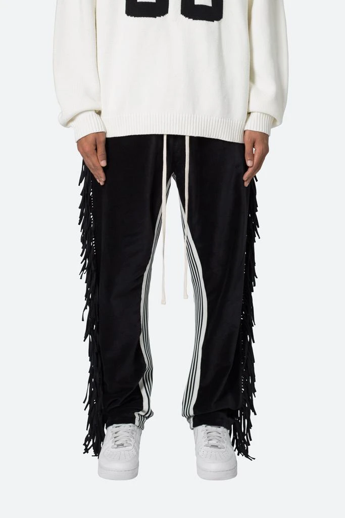 商品MNML|Fringe Velour Sweatpants - Black,价格¥586,第1张图片