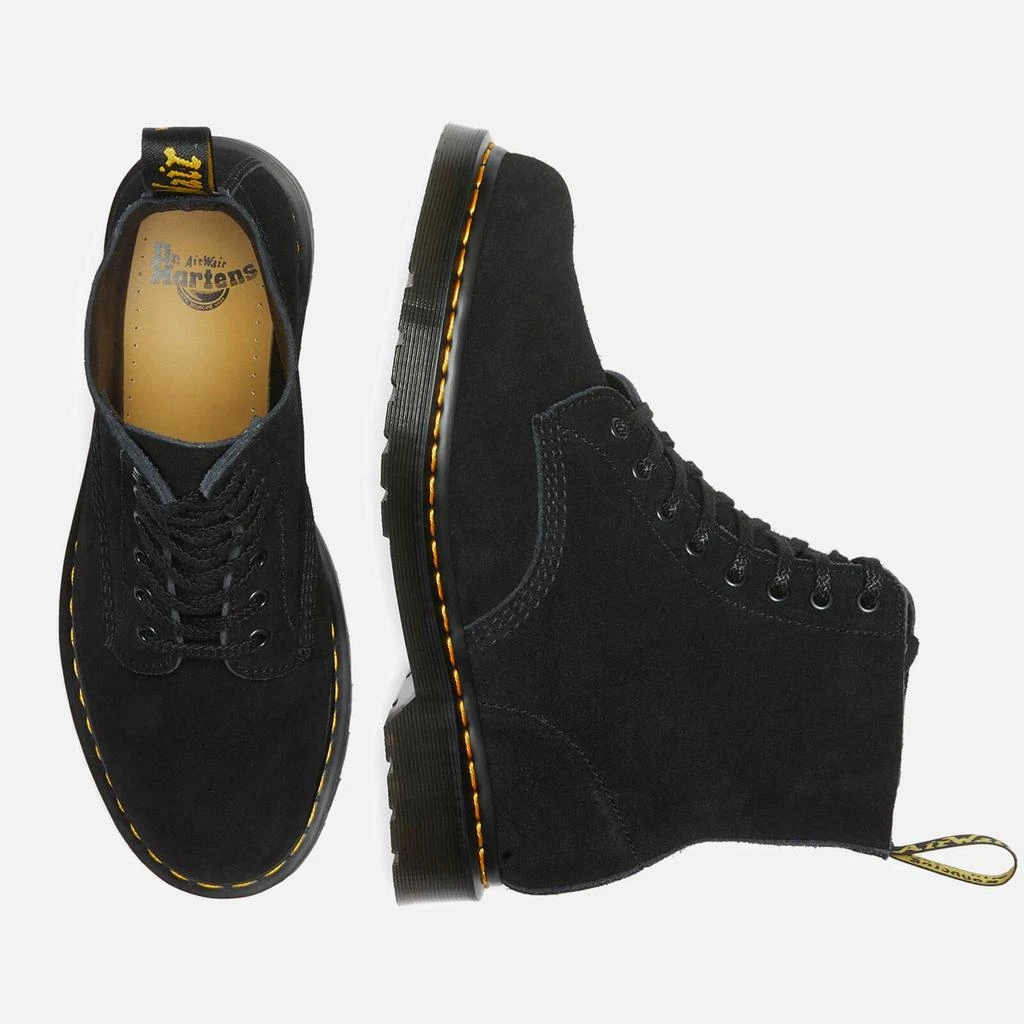 商品Dr. Martens|Dr. Martens Men's 1460 Suede Pascal 8-Eye Boots - Black,价格¥856,第5张图片详细描述