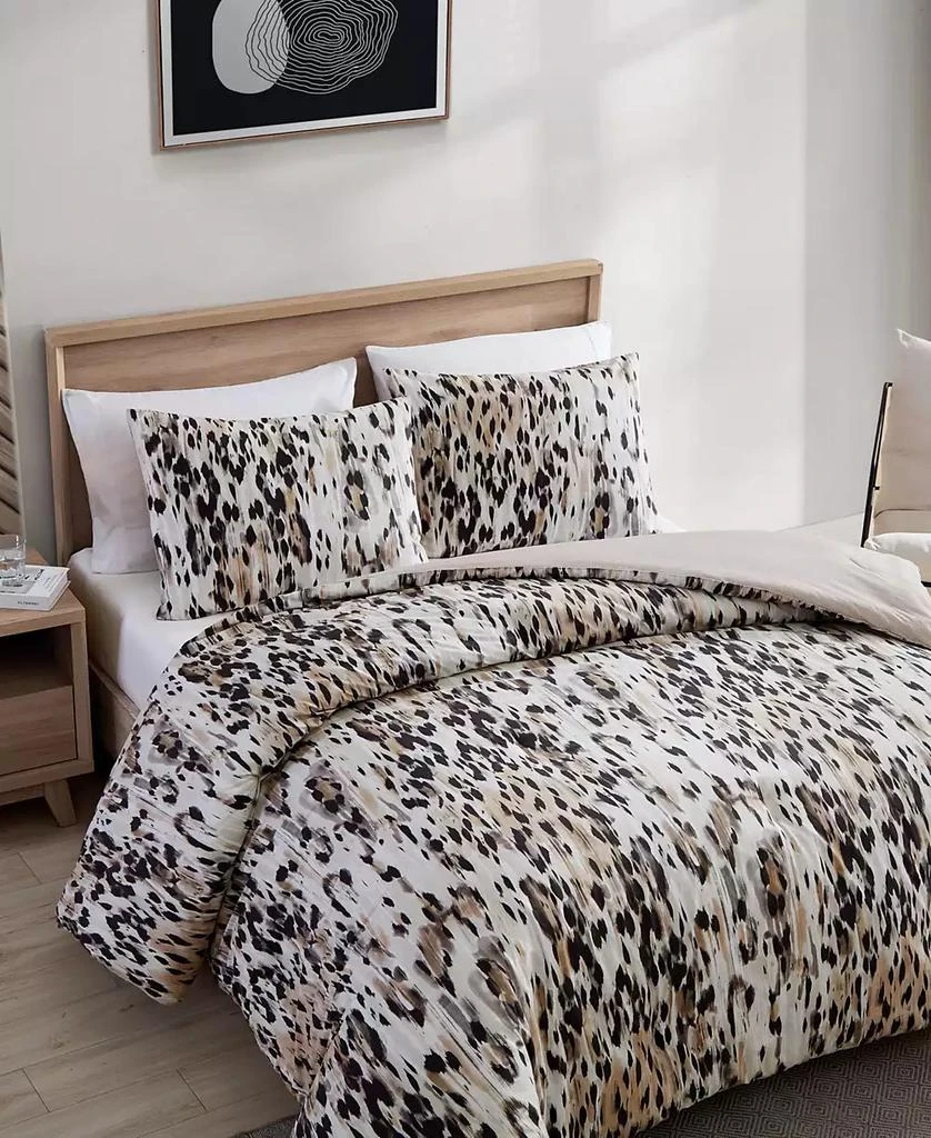 CLOSEOUT! Abstract Leopard 3 Piece Duvet Cover Set 商品