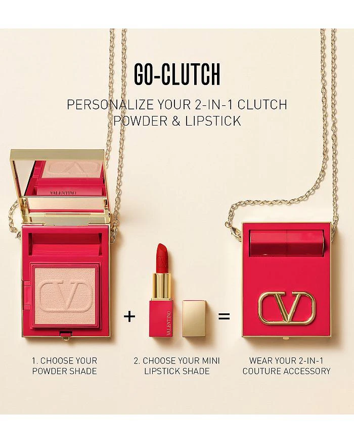 商品Valentino|Go Clutch Refillable Compact Finishing Powder,价格¥1522,第5张图片详细描述