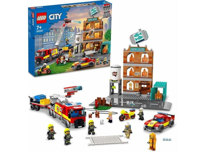 商品LEGO|LEGO City Fire 60321 - La Brigade Pompiers,价格¥680,第1张图片