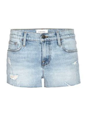 商品FRAME|Le Cutoff Denim Shorts,价格¥386,第5张图片详细描述