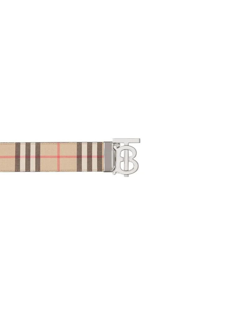 商品Burberry|Reversible monogram motif vintage check belt,价格¥3737,第2张图片详细描述